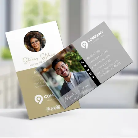 Professional real estate business card templates