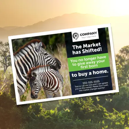 Market Has Shifted Postcards