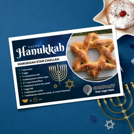 Hanukkah Real Estate Postcards