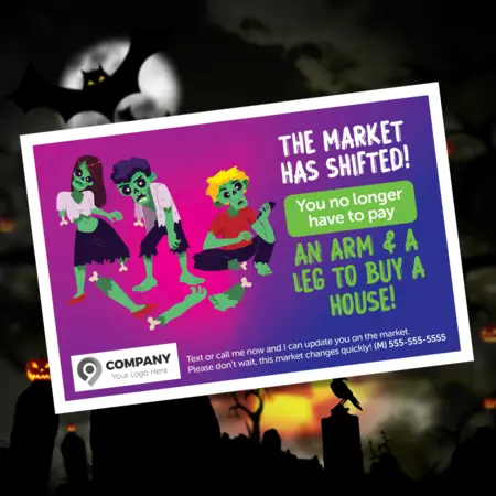 Halloween Real Estate Postcards