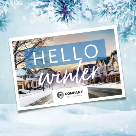 Real Estate Winter Postcards
